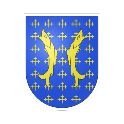 Blason Es famille Bar Biscaye (Spain) (Coat of Arms) STICKER Vinyl Kiss-Cut Decal 2 Inch White - The Sticker Space