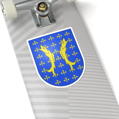 Blason Es famille Bar Biscaye (Spain) (Coat of Arms) STICKER Vinyl Kiss-Cut Decal - The Sticker Space