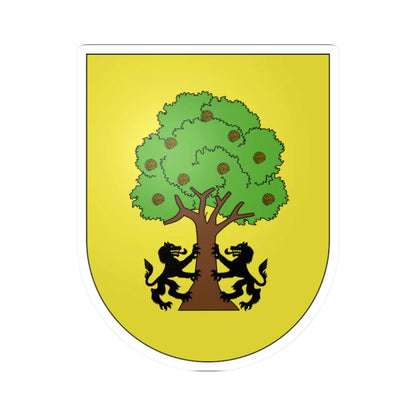 Blason Es famille Barracha Navarre (Spain) (Coat of Arms) STICKER Vinyl Kiss-Cut Decal 2 Inch White - The Sticker Space
