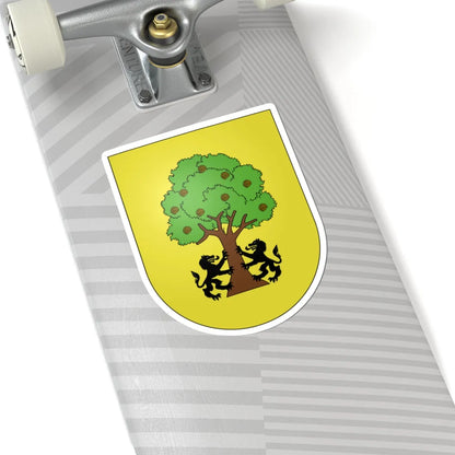 Blason Es famille Barracha Navarre (Spain) (Coat of Arms) STICKER Vinyl Kiss-Cut Decal - The Sticker Space