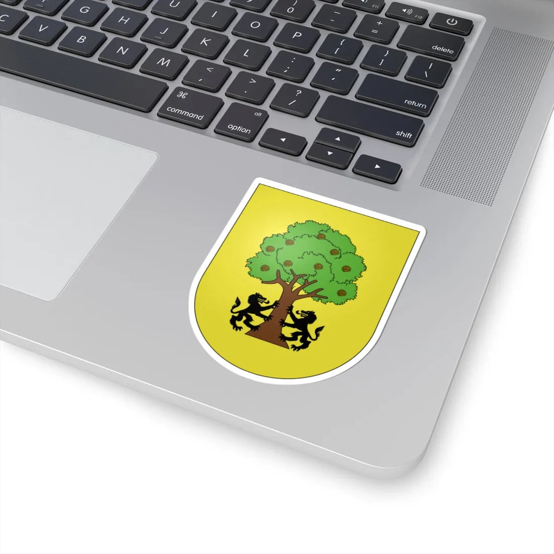 Blason Es famille Barracha Navarre (Spain) (Coat of Arms) STICKER Vinyl Kiss-Cut Decal - The Sticker Space