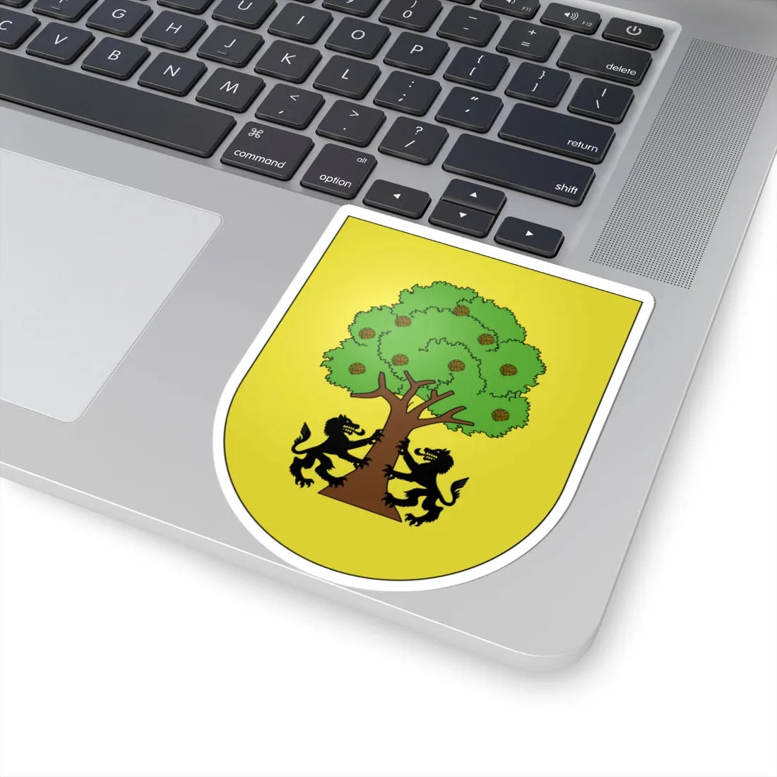 Blason Es famille Barracha Navarre (Spain) (Coat of Arms) STICKER Vinyl Kiss-Cut Decal - The Sticker Space