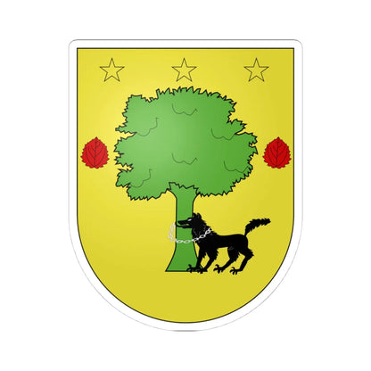 Blason Es famille Barturen Biscaye (Spain) (Coat of Arms) STICKER Vinyl Kiss-Cut Decal 4 Inch White - The Sticker Space