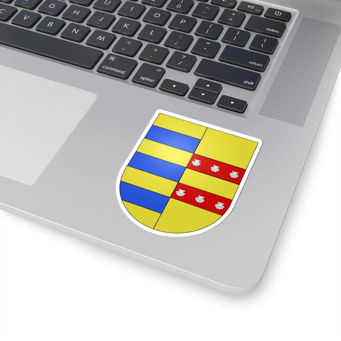 Blason Es famille Baset Navarre (Spain) (Coat of Arms) STICKER Vinyl Kiss-Cut Decal - The Sticker Space