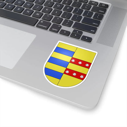 Blason Es famille Baset Navarre (Spain) (Coat of Arms) STICKER Vinyl Kiss-Cut Decal - The Sticker Space