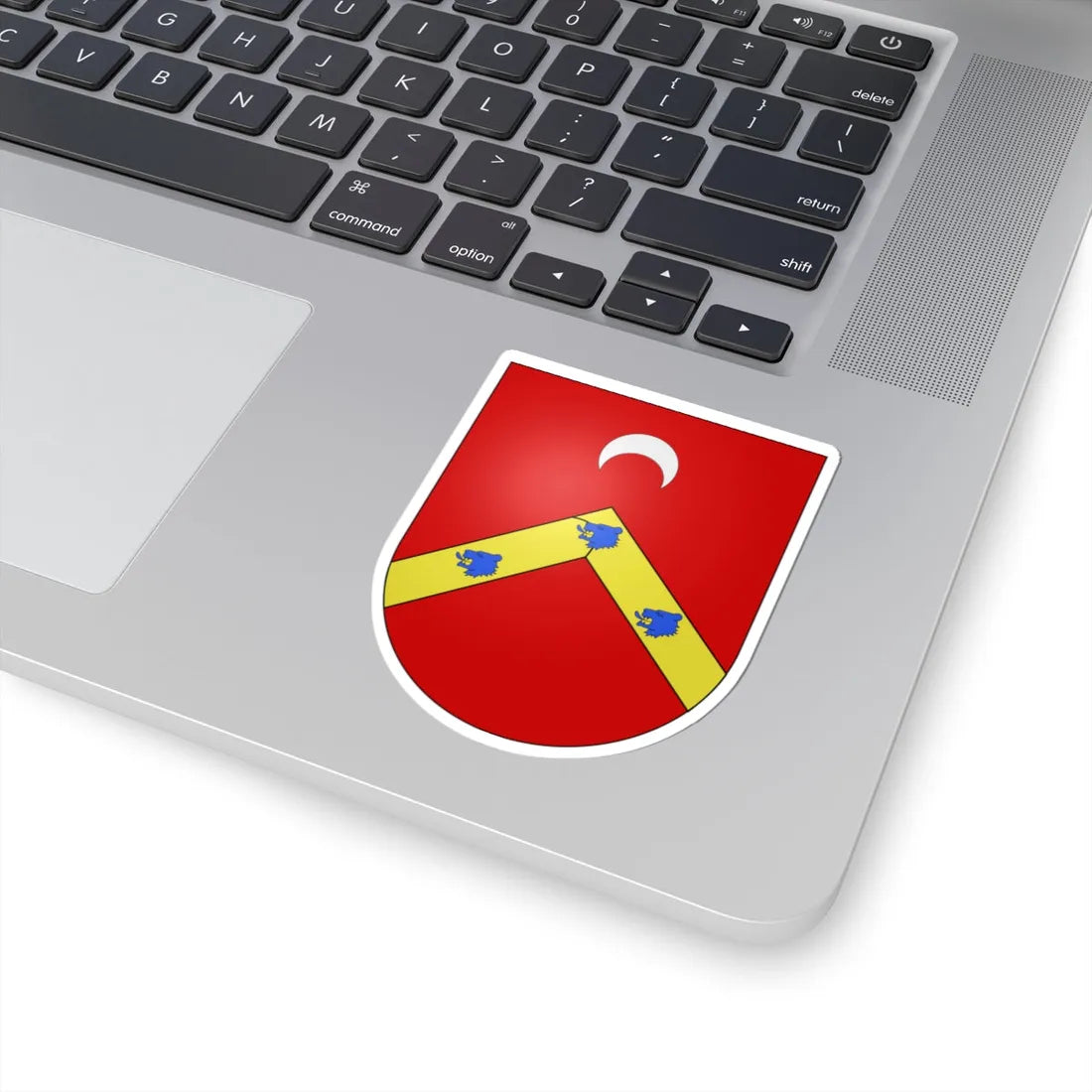 Blason Es famille Bearin Navarre (Spain) (Coat of Arms) STICKER Vinyl Kiss-Cut Decal - The Sticker Space