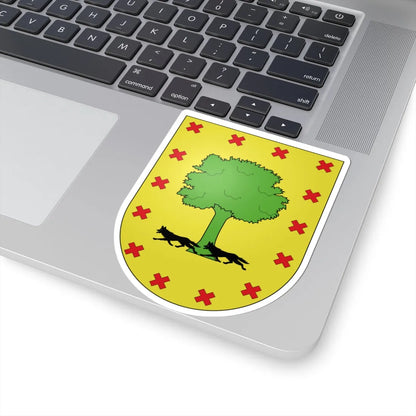 Blason Es famille Beasoain Navarre (Spain) (Coat of Arms) STICKER Vinyl Kiss-Cut Decal - The Sticker Space