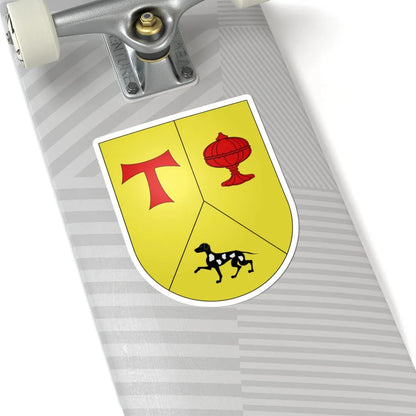 Blason Es famille Bernal Navarre (Spain) (Coat of Arms) STICKER Vinyl Kiss-Cut Decal - The Sticker Space