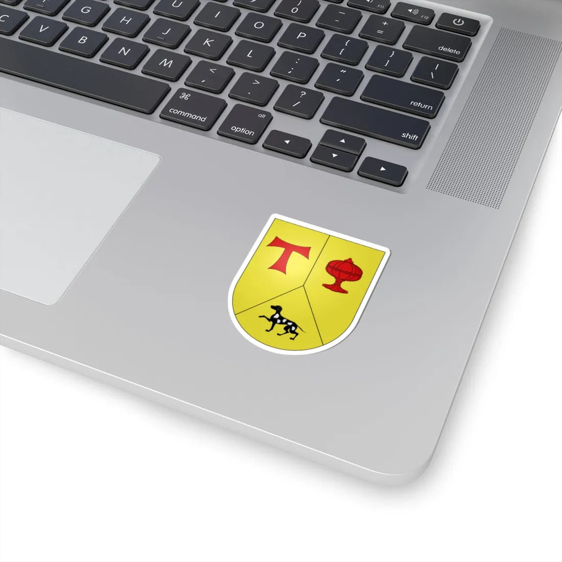 Blason Es famille Bernal Navarre (Spain) (Coat of Arms) STICKER Vinyl Kiss-Cut Decal - The Sticker Space