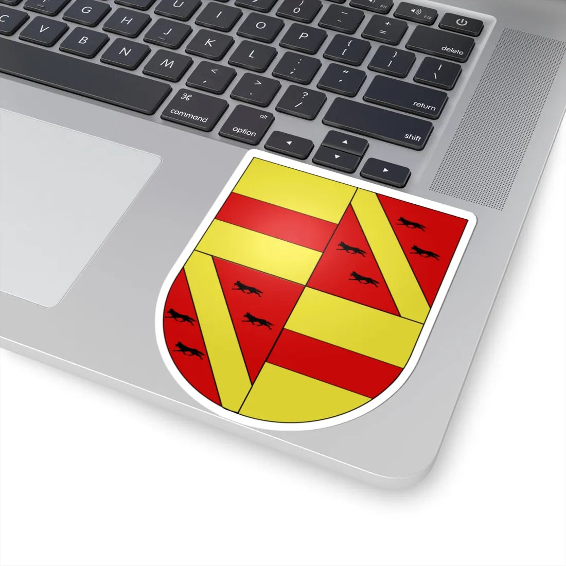 Blason Es famille Beroiz Navarre (Spain) (Coat of Arms) STICKER Vinyl Kiss-Cut Decal - The Sticker Space