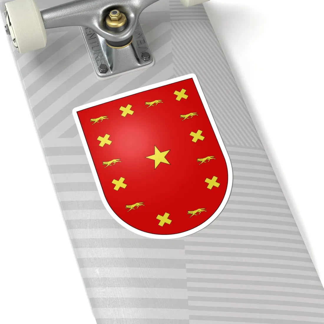 Blason Es famille Berrio Navarre (Spain) (Coat of Arms) STICKER Vinyl Kiss-Cut Decal - The Sticker Space