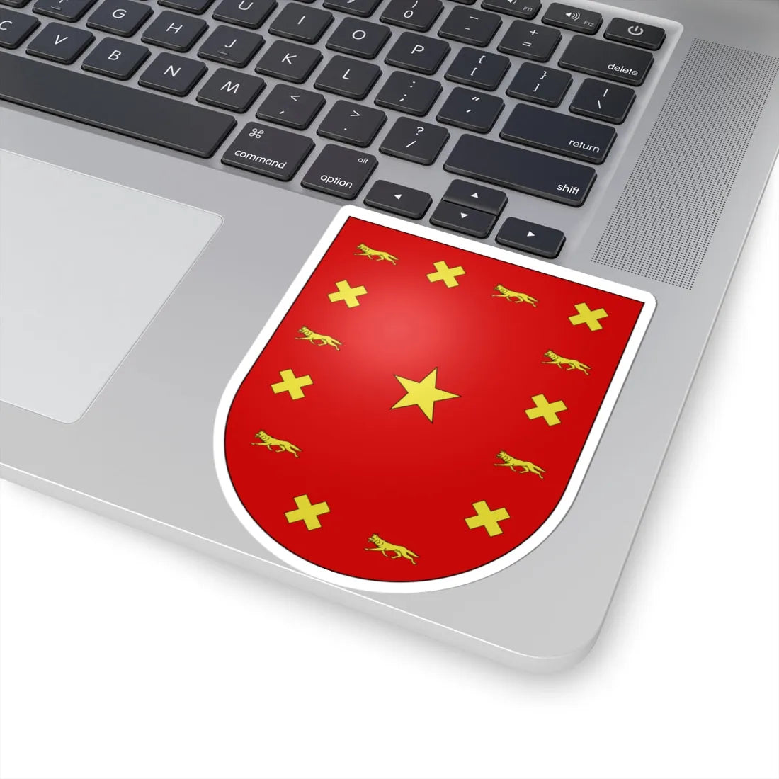 Blason Es famille Berrio Navarre (Spain) (Coat of Arms) STICKER Vinyl Kiss-Cut Decal - The Sticker Space