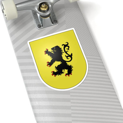 Blason Es famille Berrospe Navarre (Spain) (Coat of Arms) STICKER Vinyl Kiss-Cut Decal - The Sticker Space