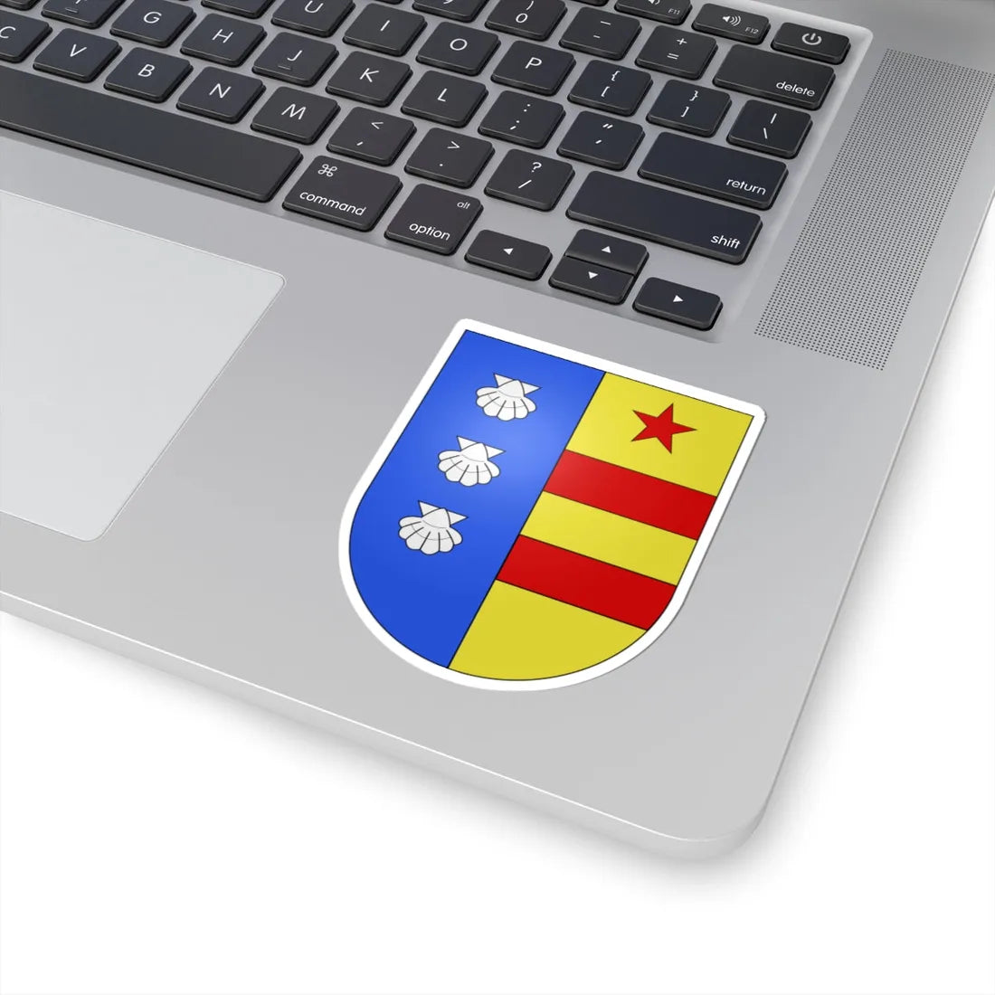 Blason Es famille Beunza Navarre (Spain) (Coat of Arms) STICKER Vinyl Kiss-Cut Decal - The Sticker Space