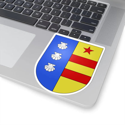 Blason Es famille Beunza Navarre (Spain) (Coat of Arms) STICKER Vinyl Kiss-Cut Decal - The Sticker Space