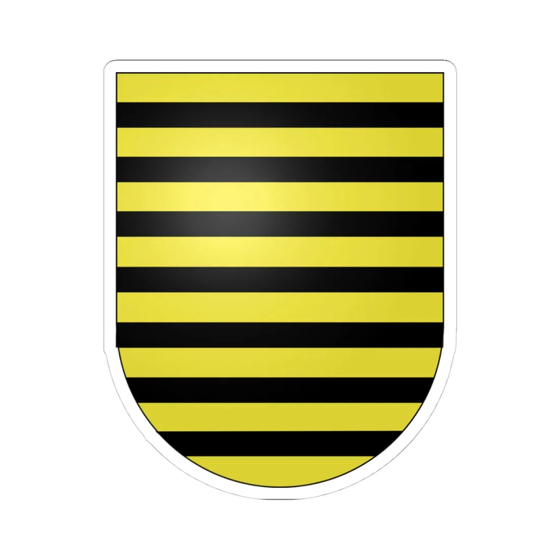 Blason Es famille Biguezal Navarre (Spain) (Coat of Arms) STICKER Vinyl Kiss-Cut Decal 4 Inch White - The Sticker Space