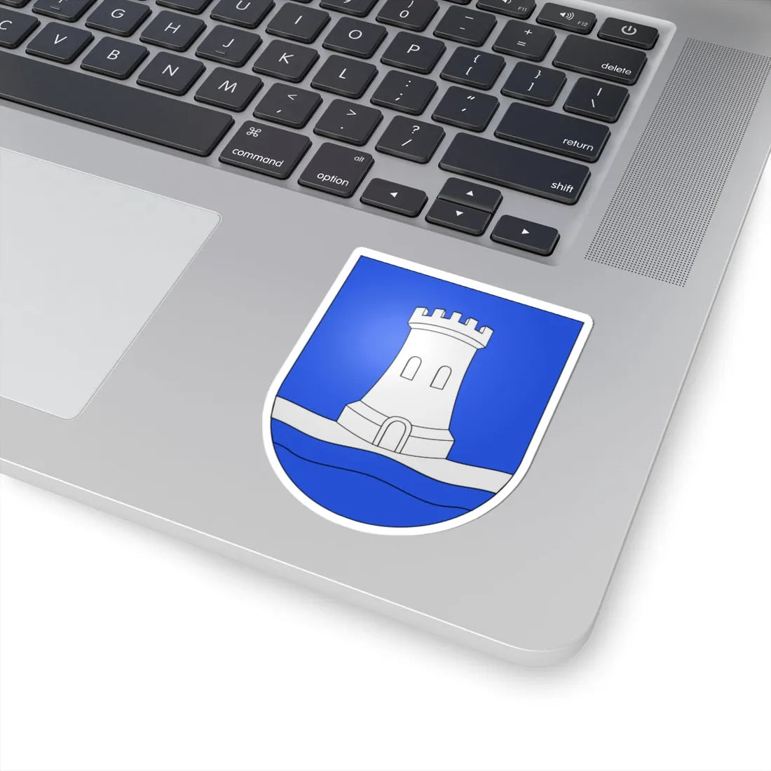 Blason Es famille Bregenz Navarre (Spain) (Coat of Arms) STICKER Vinyl Kiss-Cut Decal - The Sticker Space