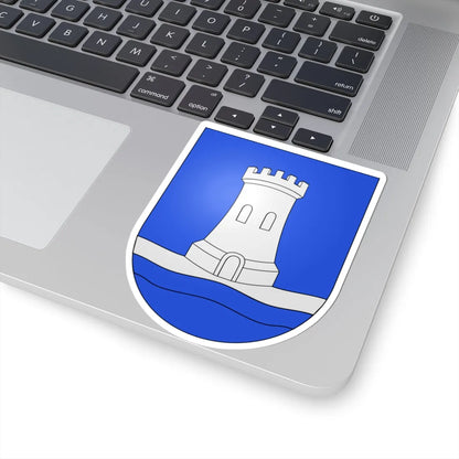Blason Es famille Bregenz Navarre (Spain) (Coat of Arms) STICKER Vinyl Kiss-Cut Decal - The Sticker Space