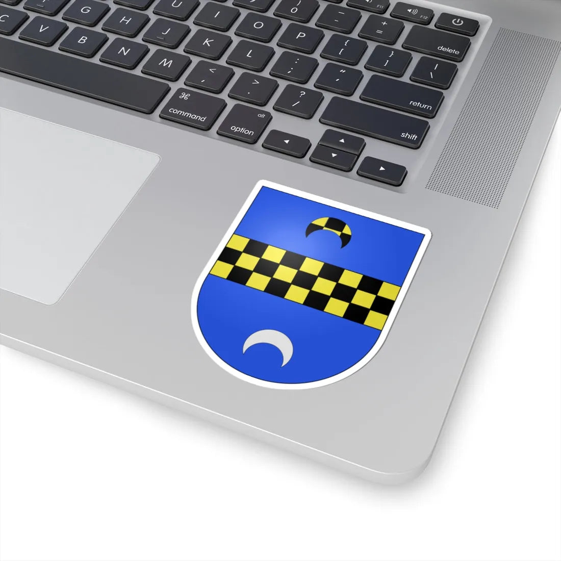 Blason Es famille Burutain Navarre (Spain) (Coat of Arms) STICKER Vinyl Kiss-Cut Decal - The Sticker Space