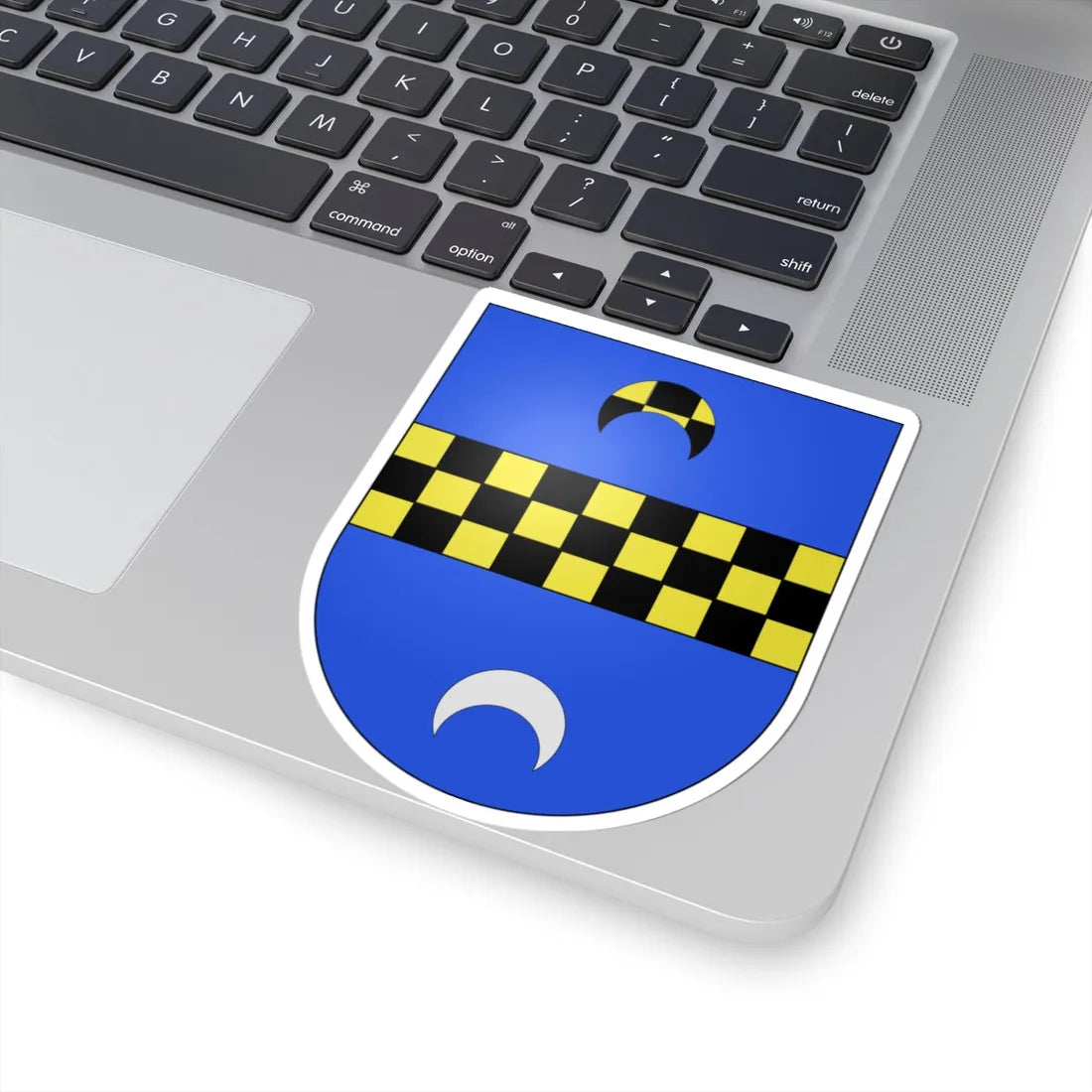 Blason Es famille Burutain Navarre (Spain) (Coat of Arms) STICKER Vinyl Kiss-Cut Decal - The Sticker Space