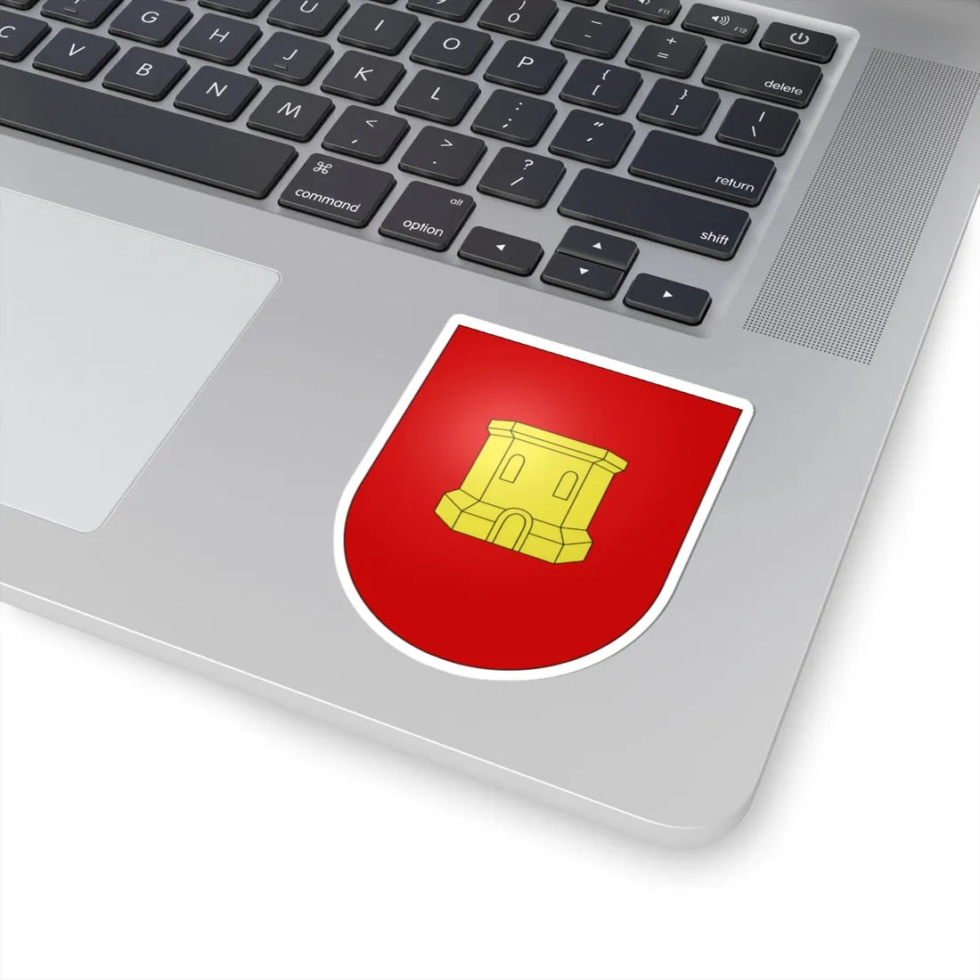 Blason Es famille Cabanas Navarre (Spain) (Coat of Arms) STICKER Vinyl Kiss-Cut Decal - The Sticker Space