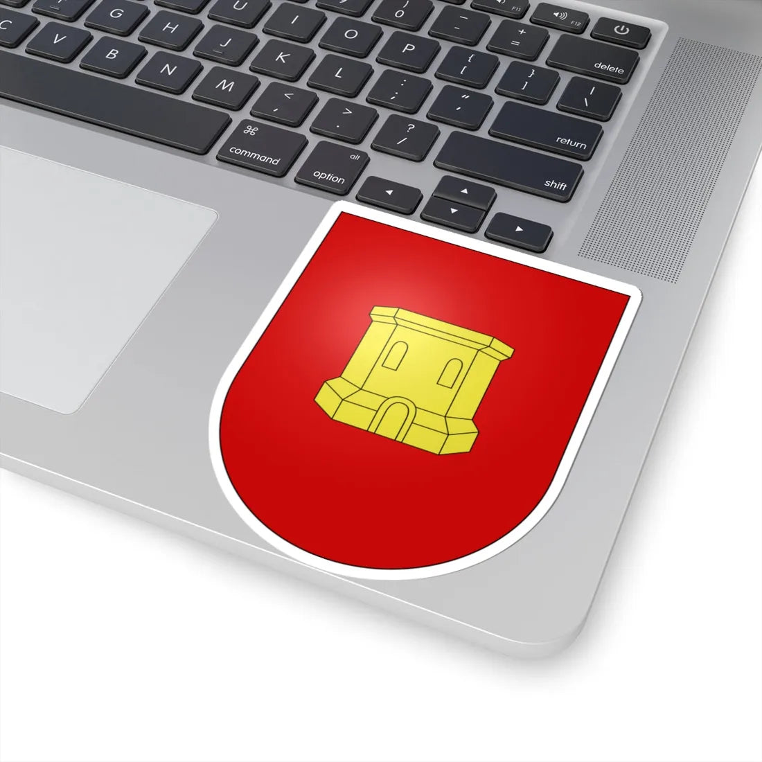 Blason Es famille Cabanas Navarre (Spain) (Coat of Arms) STICKER Vinyl Kiss-Cut Decal - The Sticker Space