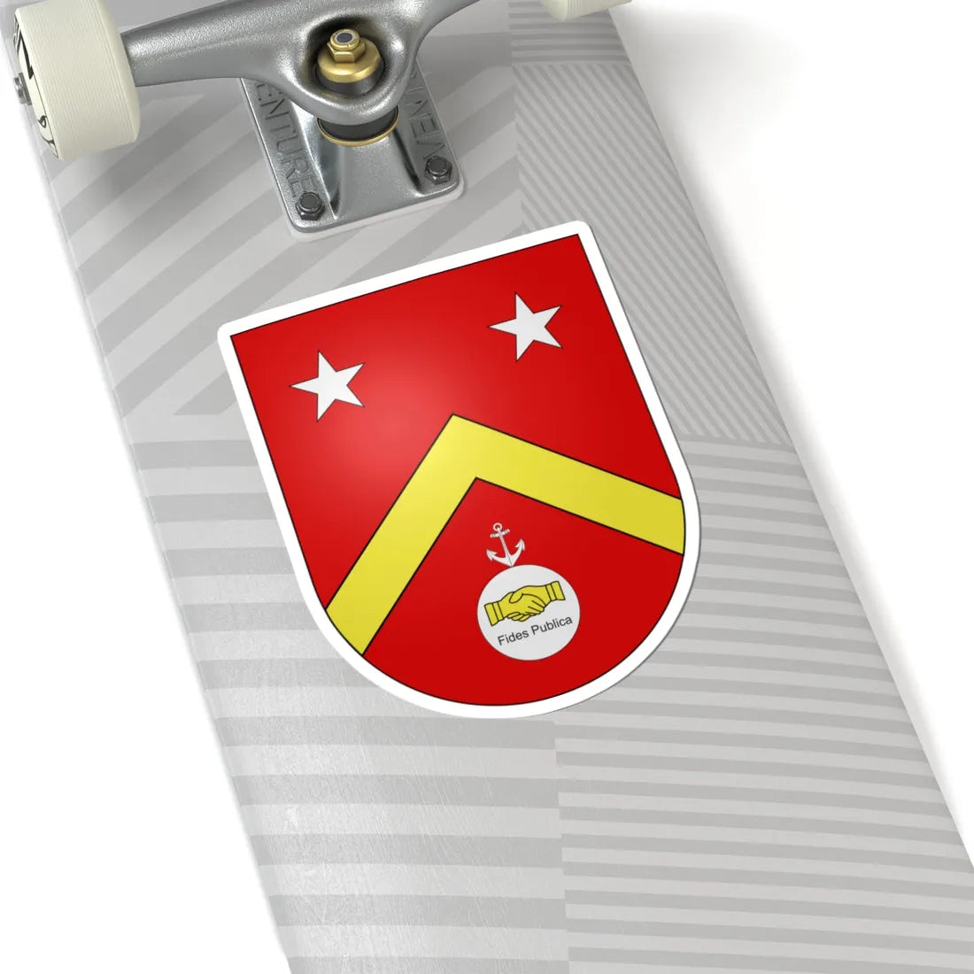 Blason Es famille Cabarrus Navarre (Spain) (Coat of Arms) STICKER Vinyl Kiss-Cut Decal - The Sticker Space