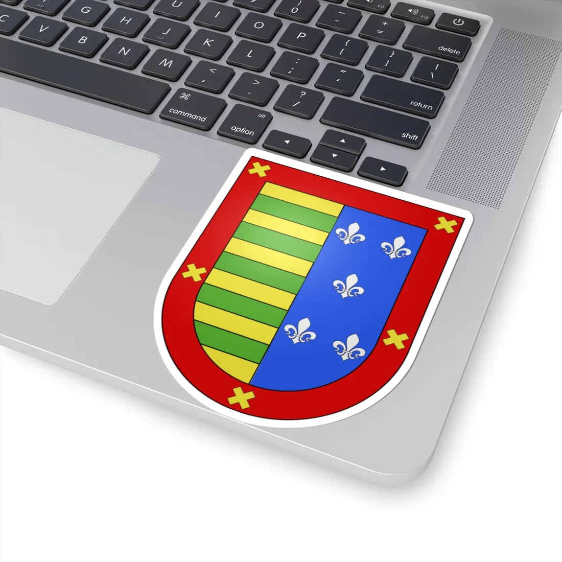 Blason Es famille Cadena Navarre (Spain) (Coat of Arms) STICKER Vinyl Kiss-Cut Decal - The Sticker Space