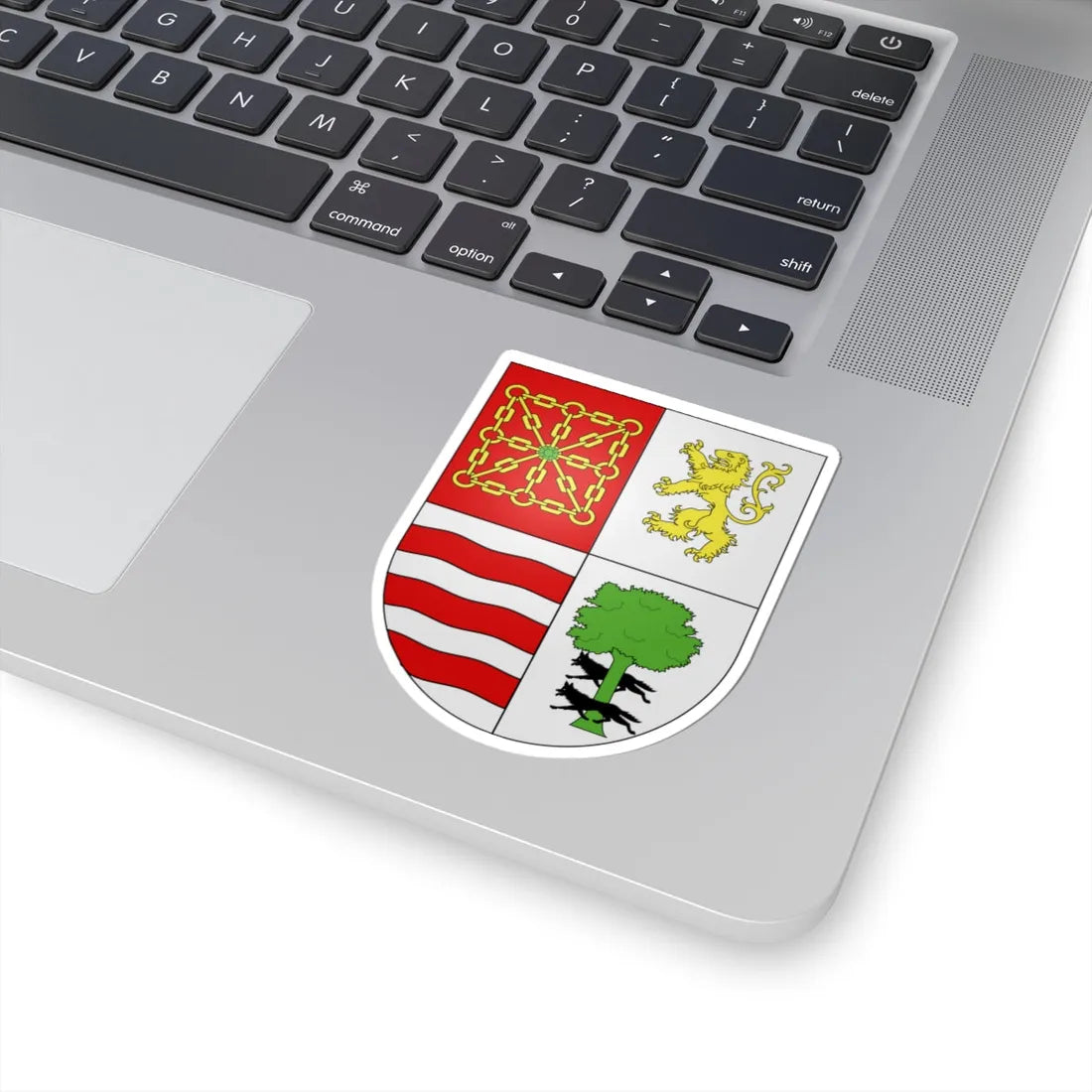 Blason Es famille Camon Navarre (Spain) (Coat of Arms) STICKER Vinyl Kiss-Cut Decal - The Sticker Space