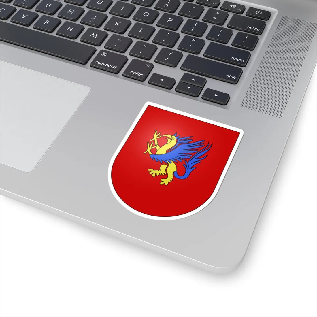 Blason Es famille Caritat Navarre (Spain) (Coat of Arms) STICKER Vinyl Kiss-Cut Decal - The Sticker Space