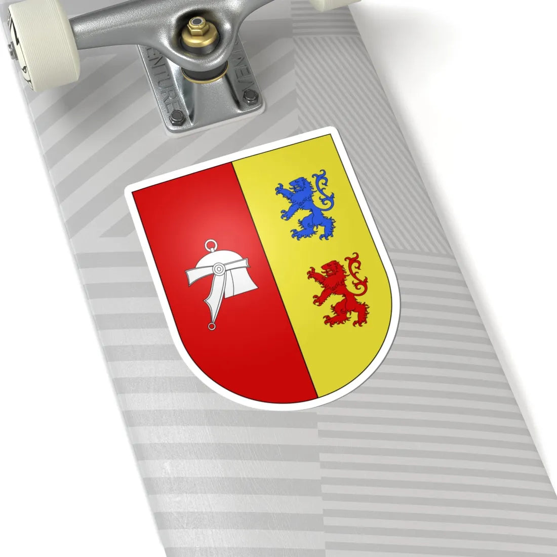Blason Es famille Caseda Navarre (Spain) (Coat of Arms) STICKER Vinyl Kiss-Cut Decal - The Sticker Space