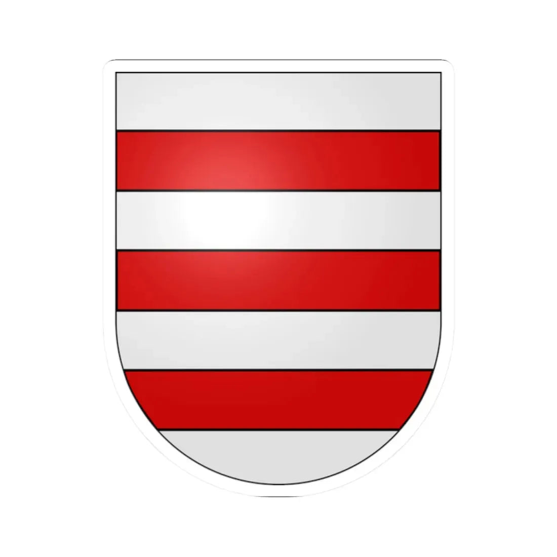 Blason Es famille Cemborain Navarre (Spain) (Coat of Arms) STICKER Vinyl Kiss-Cut Decal 2 Inch White - The Sticker Space
