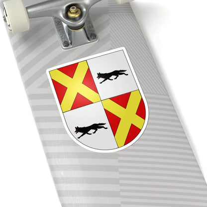 Blason Es famille Cerdan Navarre (Spain) (Coat of Arms) STICKER Vinyl Kiss-Cut Decal - The Sticker Space