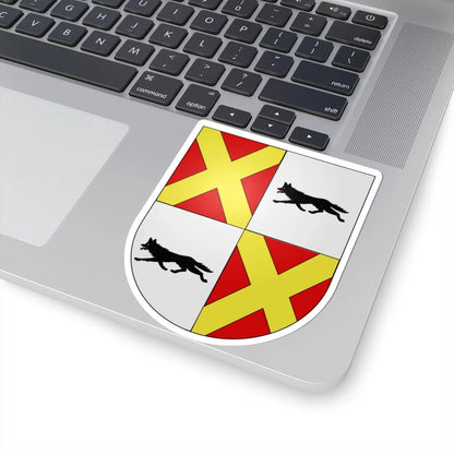 Blason Es famille Cerdan Navarre (Spain) (Coat of Arms) STICKER Vinyl Kiss-Cut Decal - The Sticker Space