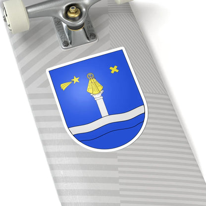 Blason Es famille Chaminade Navarre (Spain) (Coat of Arms) STICKER Vinyl Kiss-Cut Decal - The Sticker Space
