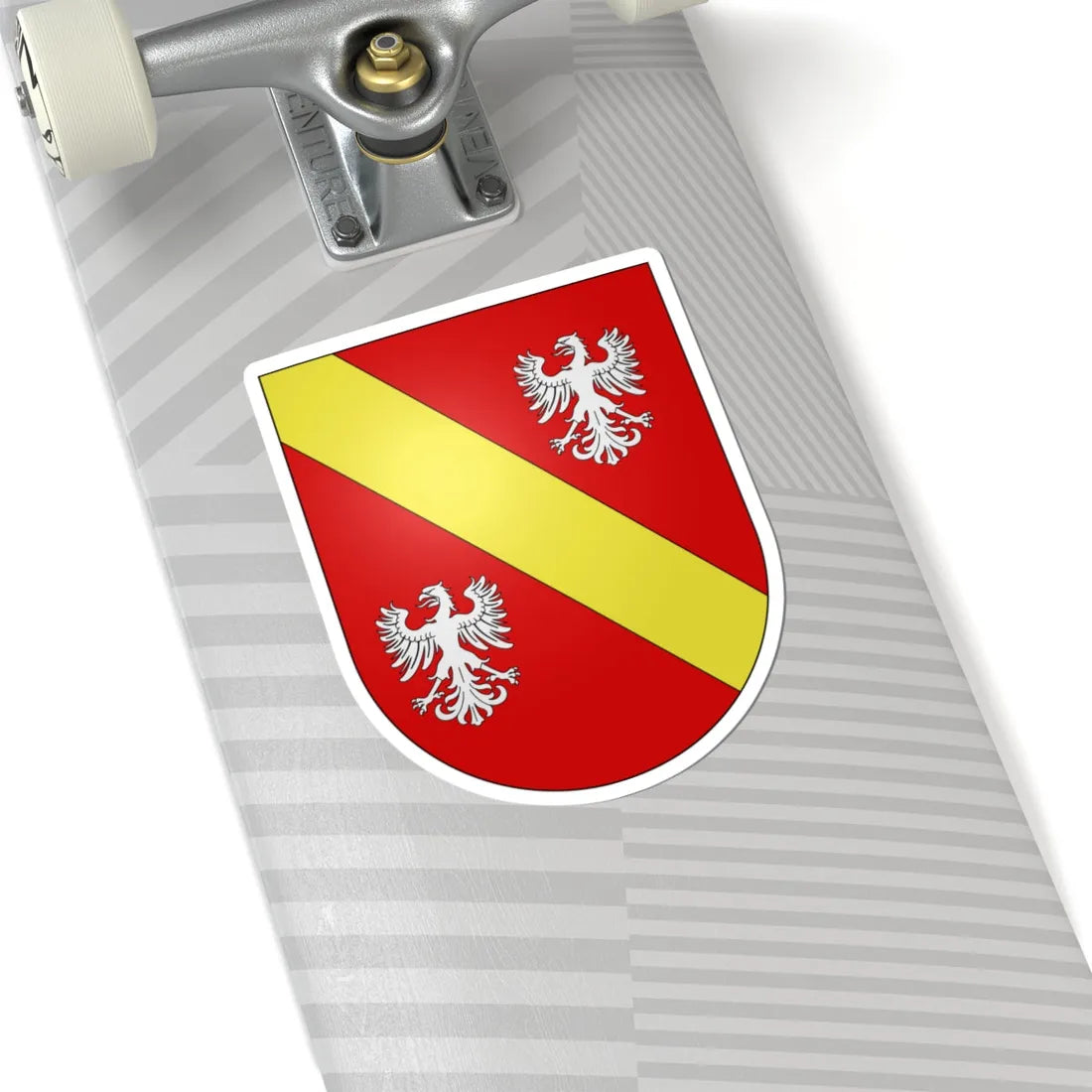 Blason Es famille Cugui Navarre (Spain) (Coat of Arms) STICKER Vinyl Kiss-Cut Decal - The Sticker Space