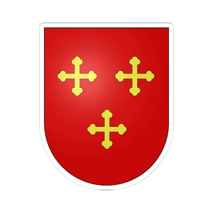 Blason Es famille Ecay Navarre (Spain) (Coat of Arms) STICKER Vinyl Kiss-Cut Decal 4 Inch White - The Sticker Space