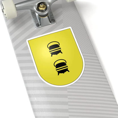 Blason Es famille Echalaz Navarre (Spain) (Coat of Arms) STICKER Vinyl Kiss-Cut Decal - The Sticker Space