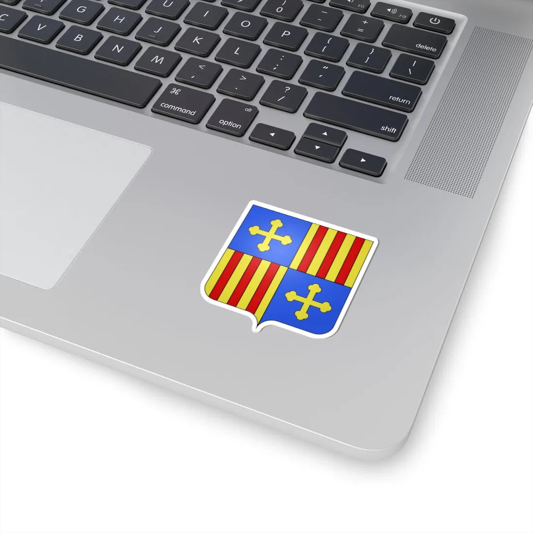Blason Es famille Echalecu Navarre (Spain) (Coat of Arms) STICKER Vinyl Kiss-Cut Decal - The Sticker Space