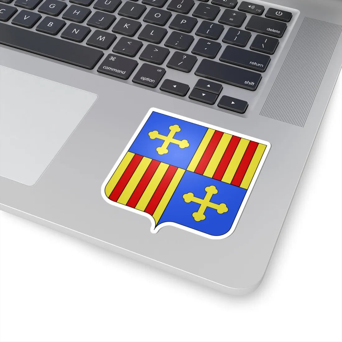 Blason Es famille Echalecu Navarre (Spain) (Coat of Arms) STICKER Vinyl Kiss-Cut Decal - The Sticker Space