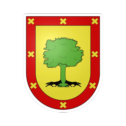 Blason Es famille Echarri Navarre (Spain) (Coat of Arms) STICKER Vinyl Kiss-Cut Decal 3 Inch White - The Sticker Space