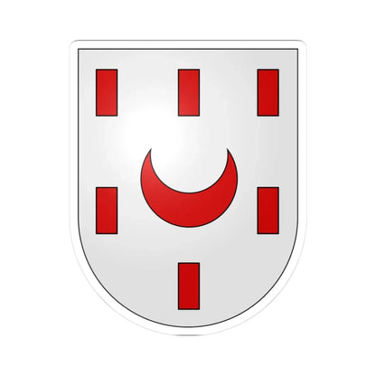 Blason Es famille Echaurri Navarre (Spain) (Coat of Arms) STICKER Vinyl Kiss-Cut Decal 3 Inch White - The Sticker Space