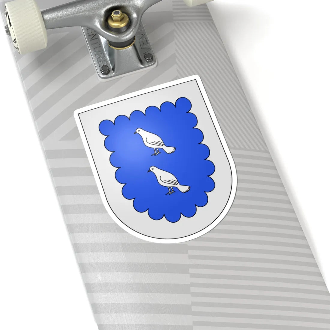 Blason Es famille Elcano Navarre (Spain) (Coat of Arms) STICKER Vinyl Kiss-Cut Decal - The Sticker Space