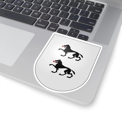 Blason Es famille Eraso Navarre (Spain) (Coat of Arms) STICKER Vinyl Kiss-Cut Decal - The Sticker Space