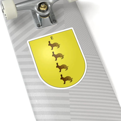 Blason Es famille Erbiti Navarre (Spain) (Coat of Arms) STICKER Vinyl Kiss-Cut Decal - The Sticker Space
