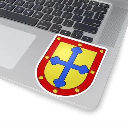 Blason Es famille Esain Navarre (Spain) (Coat of Arms) STICKER Vinyl Kiss-Cut Decal - The Sticker Space