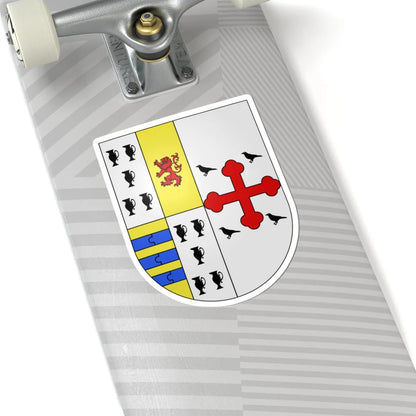 Blason Es famille Escolar Navarre (Spain) (Coat of Arms) STICKER Vinyl Kiss-Cut Decal - The Sticker Space