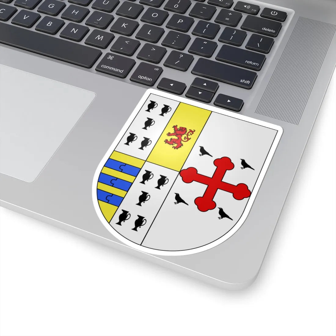 Blason Es famille Escolar Navarre (Spain) (Coat of Arms) STICKER Vinyl Kiss-Cut Decal - The Sticker Space