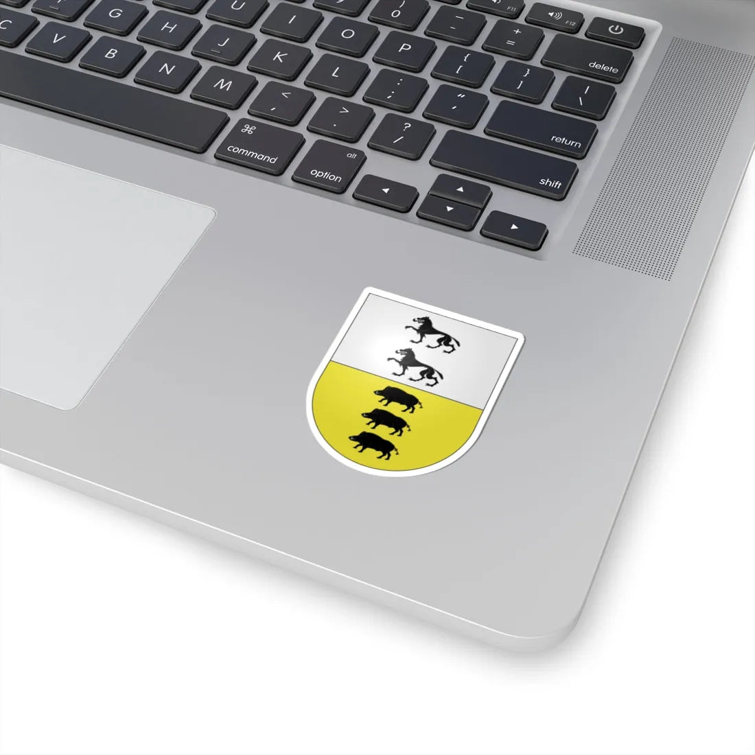 Blason Es famille Etulain Navarre (Spain) (Coat of Arms) STICKER Vinyl Kiss-Cut Decal - The Sticker Space