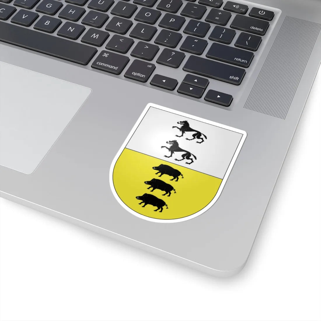 Blason Es famille Etulain Navarre (Spain) (Coat of Arms) STICKER Vinyl Kiss-Cut Decal - The Sticker Space